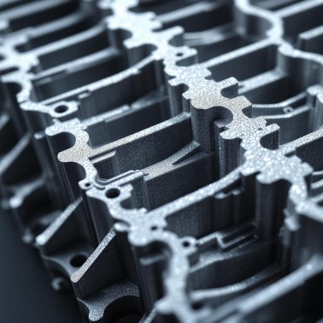 AlSi12 3D printed component