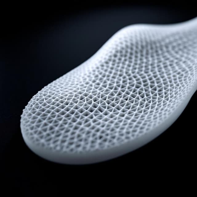 PEBA (Polyether Block Amide / TPA) 3D printed component