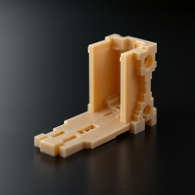 PEEK (Polyether Ether Ketone) 3D printed component